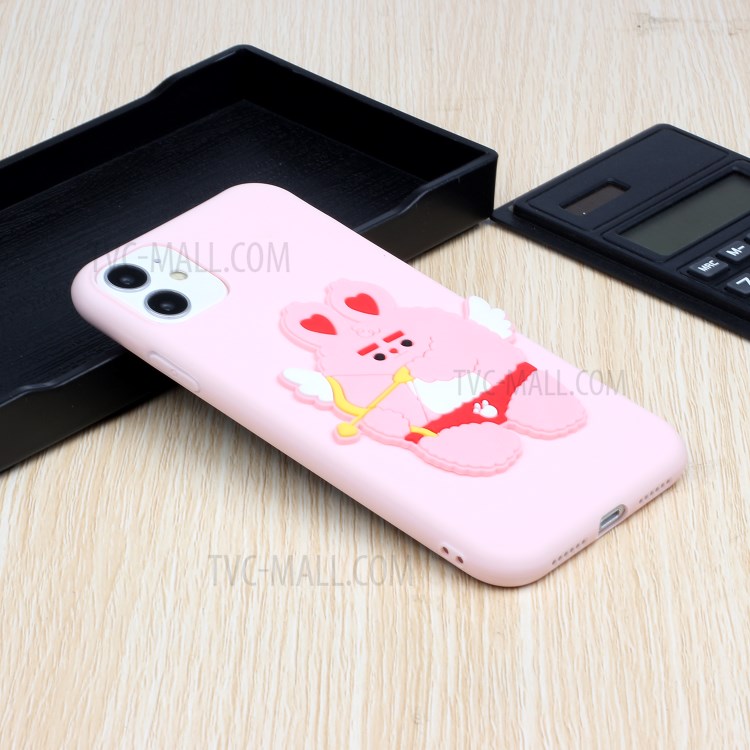 Animal Logo Decor TPU Phone Case Shell for Apple iPhone 11 6.1 inch - Cupid-5
