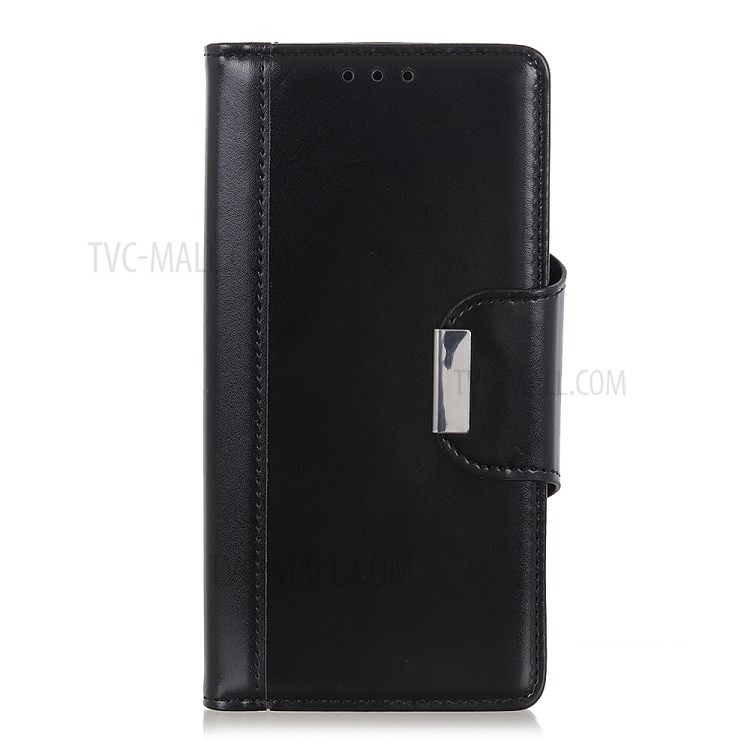 Wallet Stand PU Leather Flip Case for iPhone 12 Pro Max 6.7 inch - Black-2