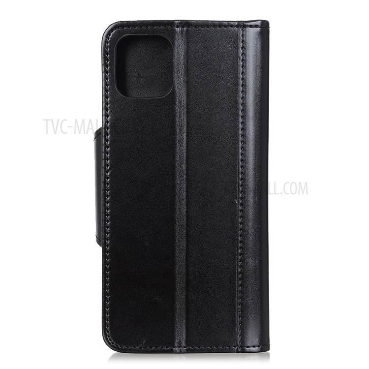 Wallet Stand PU Leather Flip Case for iPhone 12 Pro Max 6.7 inch - Black-3