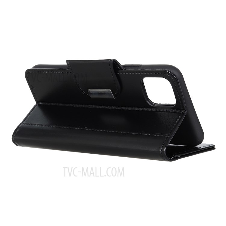 Wallet Stand PU Leather Flip Case for iPhone 12 Pro Max 6.7 inch - Black-4