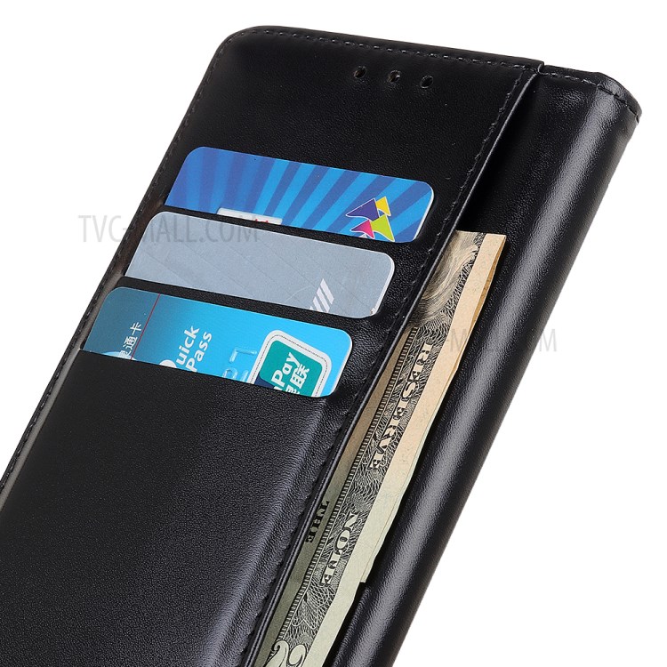 Wallet Stand PU Leather Flip Case for iPhone 12 Pro Max 6.7 inch - Black-5