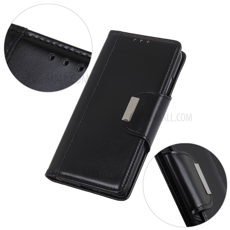 Wallet Stand PU Leather Flip Case for iPhone 12 Pro Max 6.7 inch - Black-8