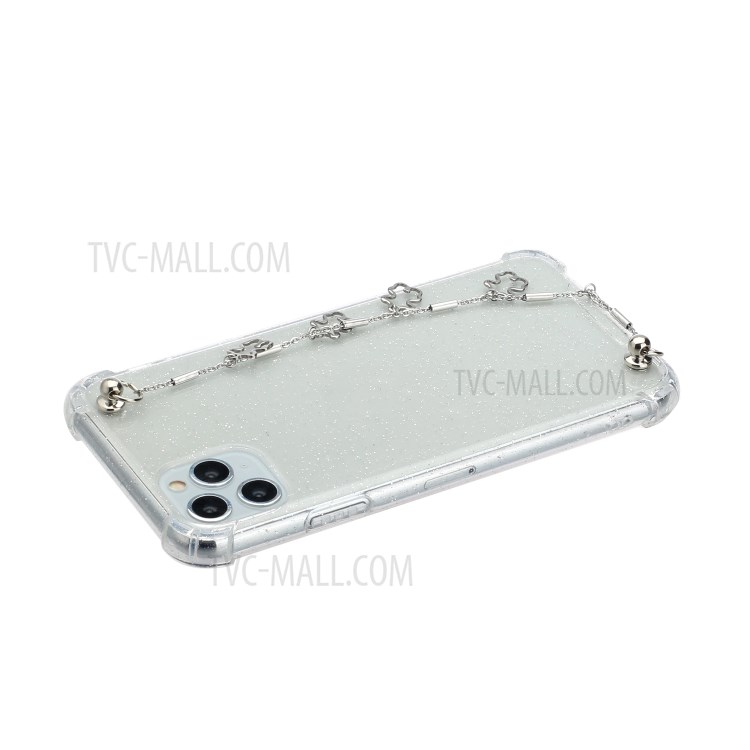 Chain Bracelet Style Soft TPU Mobile Phone Case for iPhone 11 Pro 5.8 inch - Silver Bear-3