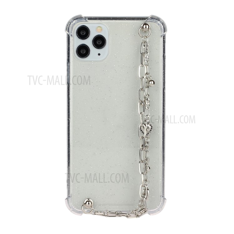 Chain Bracelet Style Soft TPU Mobile Phone Case for iPhone 11 Pro 5.8 inch - Silver Chain-1