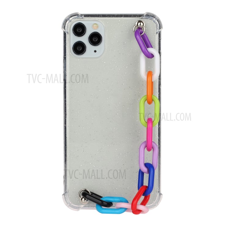 Chain Bracelet Style Soft TPU Mobile Phone Case for iPhone 11 Pro 5.8 inch - Colorful Chain-1