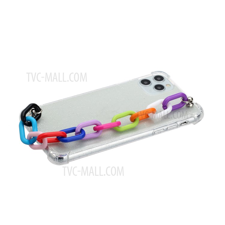 Chain Bracelet Style Soft TPU Mobile Phone Case for iPhone 11 Pro 5.8 inch - Colorful Chain-2