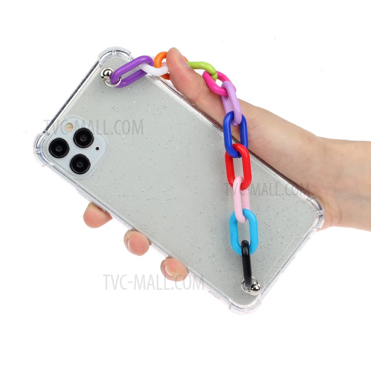 Chain Bracelet Style Soft TPU Mobile Phone Case for iPhone 11 Pro 5.8 inch - Colorful Chain-4