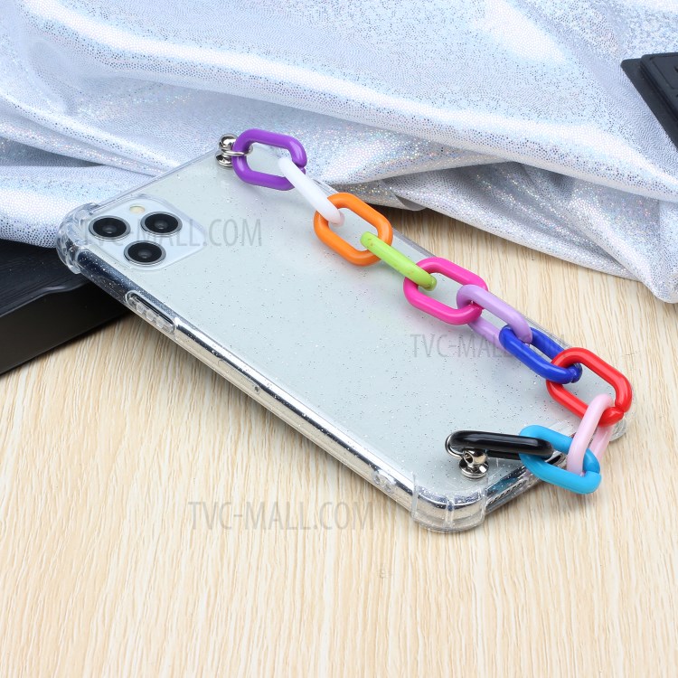 Chain Bracelet Style Soft TPU Mobile Phone Case for iPhone 11 Pro 5.8 inch - Colorful Chain-6