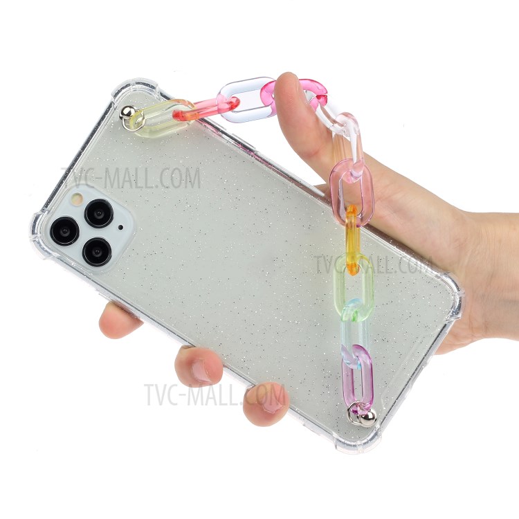 Chain Bracelet Style Soft TPU Mobile Phone Case for iPhone 11 Pro 5.8 inch - Transparent Chain-4