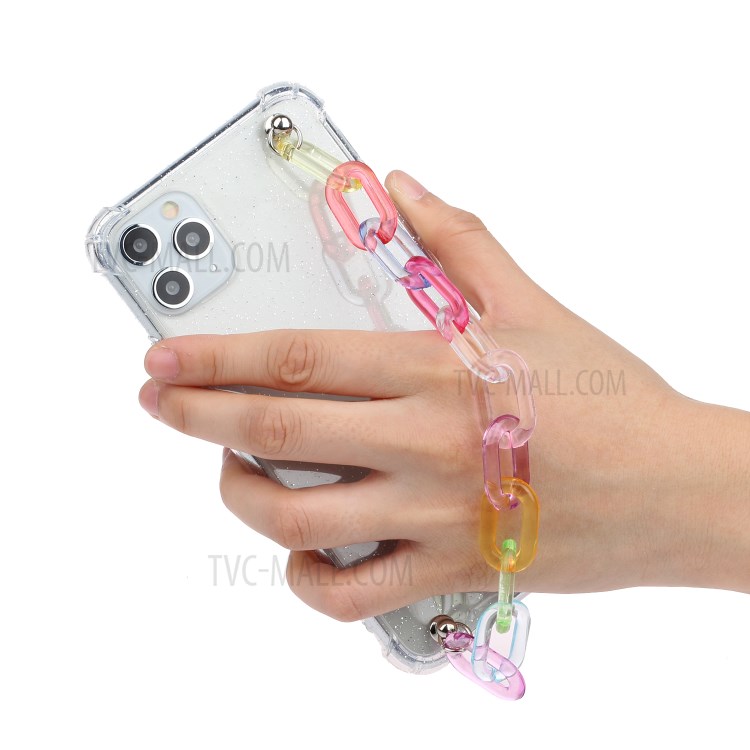 Chain Bracelet Style Soft TPU Mobile Phone Case for iPhone 11 Pro 5.8 inch - Transparent Chain-5