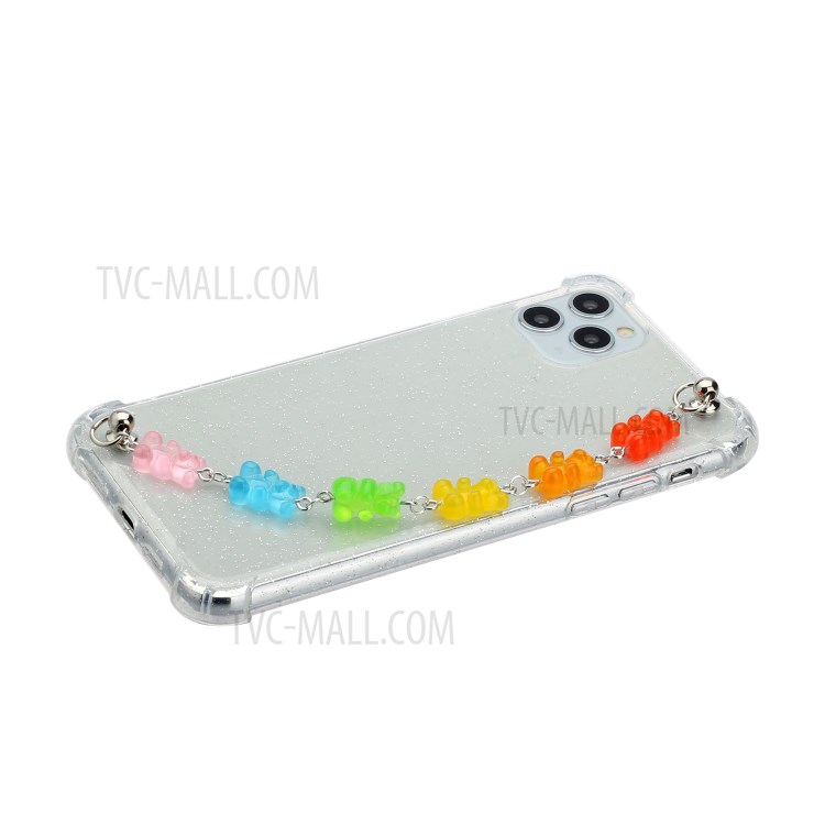 Chain Bracelet Style Soft TPU Mobile Phone Case for iPhone 11 Pro 5.8 inch - Colorful Bear-2