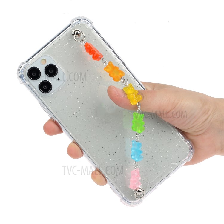 Chain Bracelet Style Soft TPU Mobile Phone Case for iPhone 11 Pro 5.8 inch - Colorful Bear-4