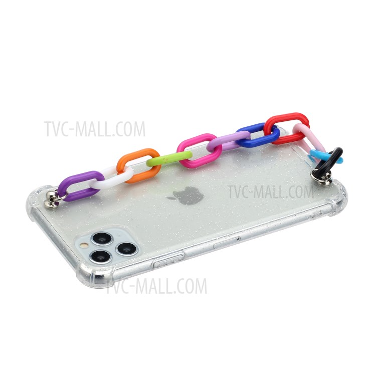 Soft TPU Phone Case with Cute Bracelet for iPhone 11 Pro Max 6.5-inch - Colorful Chain-3