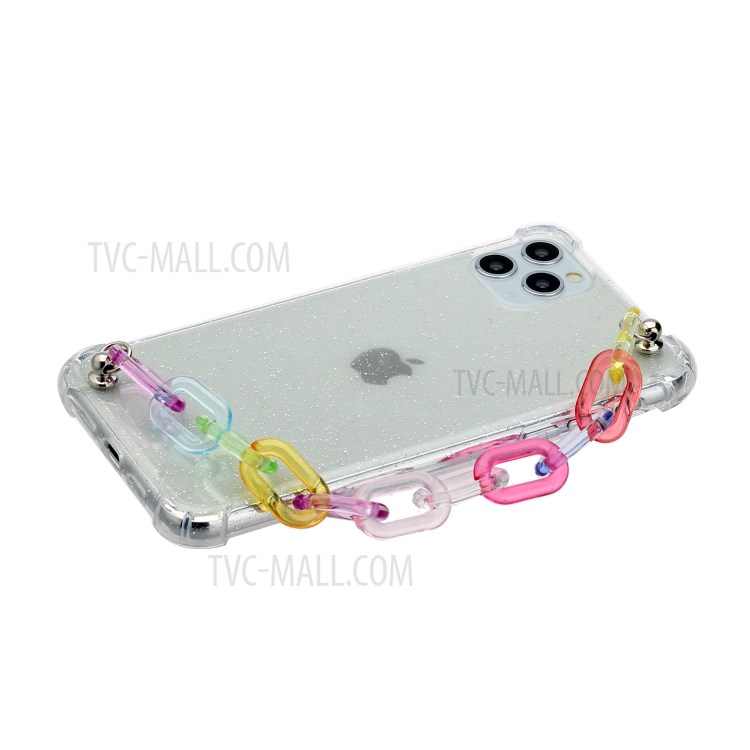 Soft TPU Phone Case with Cute Bracelet for iPhone 11 Pro Max 6.5-inch - Transparent Chain-2