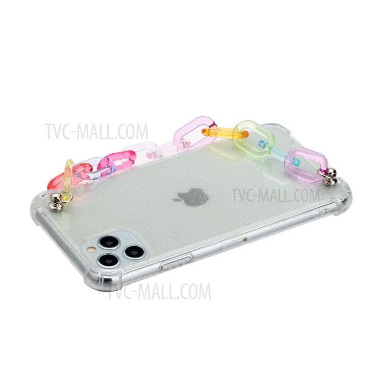 Soft TPU Phone Case with Cute Bracelet for iPhone 11 Pro Max 6.5-inch - Transparent Chain-3