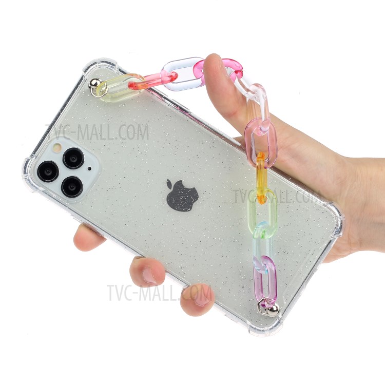 Soft TPU Phone Case with Cute Bracelet for iPhone 11 Pro Max 6.5-inch - Transparent Chain-4