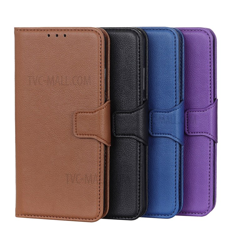 Litchi Skin Leather Wallet Case for iPhone 12 Pro Max 6.7 inch - Black-11