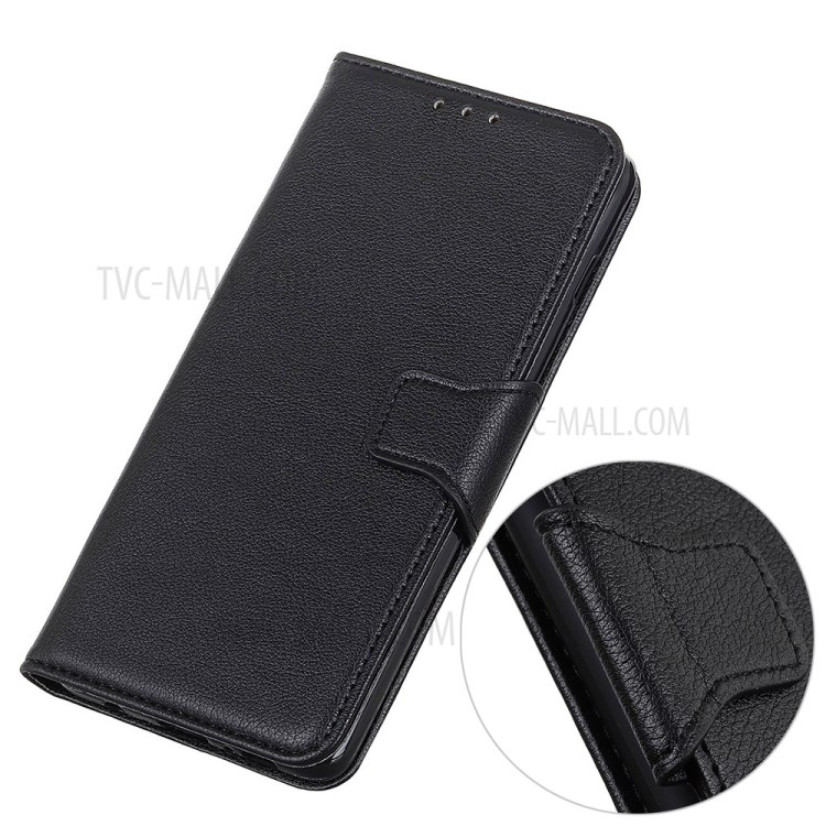 Litchi Skin Leather Wallet Case for iPhone 12 Pro Max 6.7 inch - Black-8