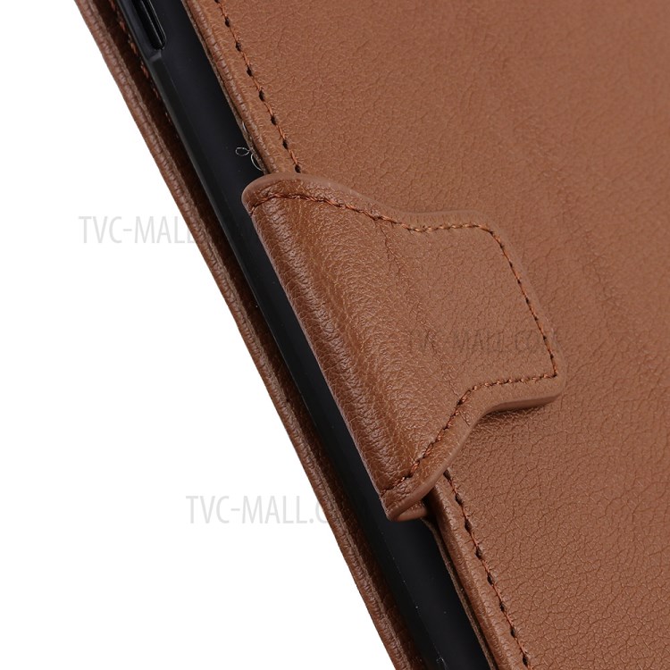 Litchi Skin Leather Wallet Case for iPhone 12 Pro Max 6.7 inch - Brown-9