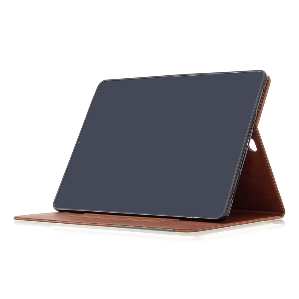 Geometric Pattern Cool Design Wake/Sleep Leather Case for iPad Pro 12.9-inch (2020)/(2018) - Coffee-6