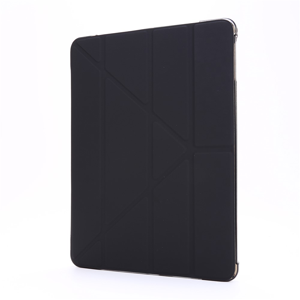 Deformable Stand Leather Smart Tablet Case for iPad 9.7-inch (2018) - Black-2