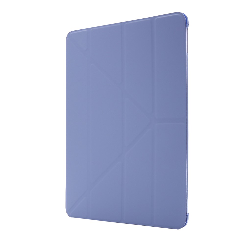 Deformable Stand Leather Smart Tablet Shell for iPad 10.2 (2019) - Purple-2