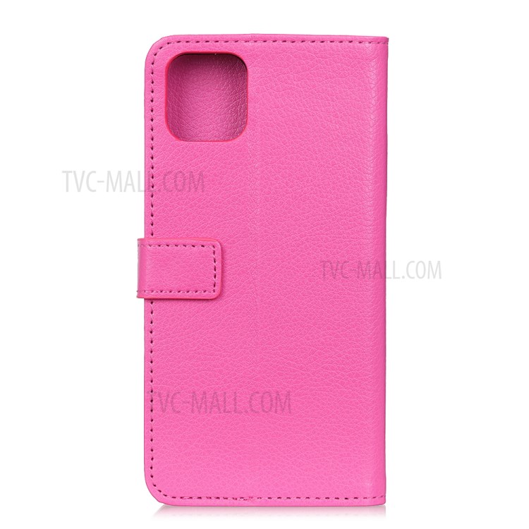 Litchi Texture Wallet Stand Leather Case for iPhone 12 Pro Max 6.7 inch - Rose-3