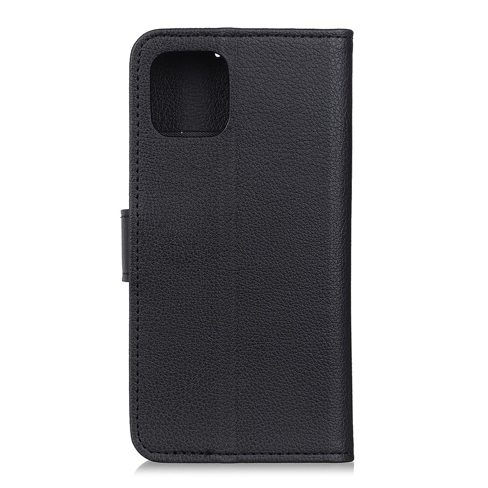 Litchi Texture Cool Leather Protection Case for iPhone 12 Pro Max 6.7 inch - Black-3