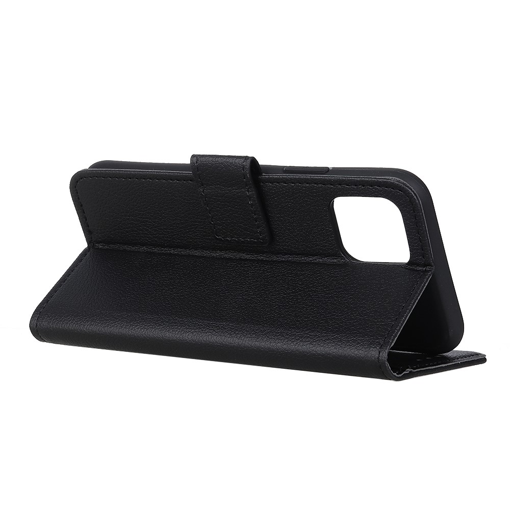 Litchi Texture Cool Leather Protection Case for iPhone 12 Pro Max 6.7 inch - Black-4