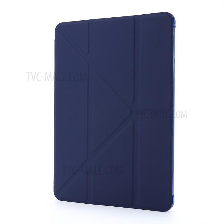 Deformable with Stand Leather Smart Tablet Cover for iPad mini (2019) 7.9 inch/Mini 4 - Blue-2