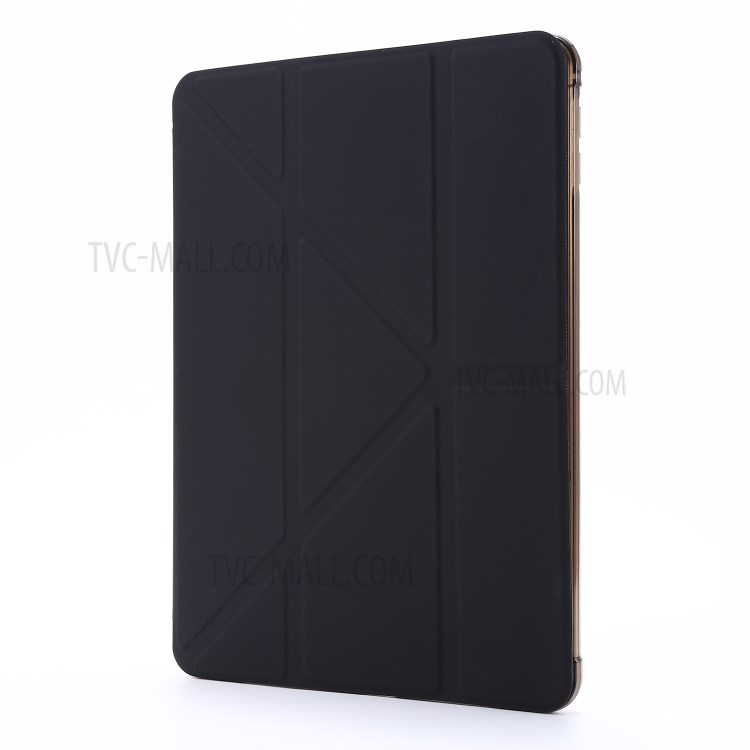 Deformable with Stand Leather Smart Tablet Cover for iPad mini (2019) 7.9 inch/Mini 4 - Black-2
