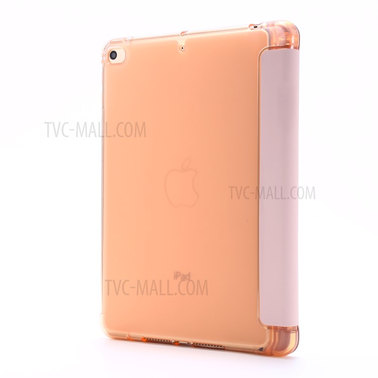 Deformable with Stand Leather Smart Tablet Cover for iPad mini (2019) 7.9 inch/Mini 4 - Pink-4