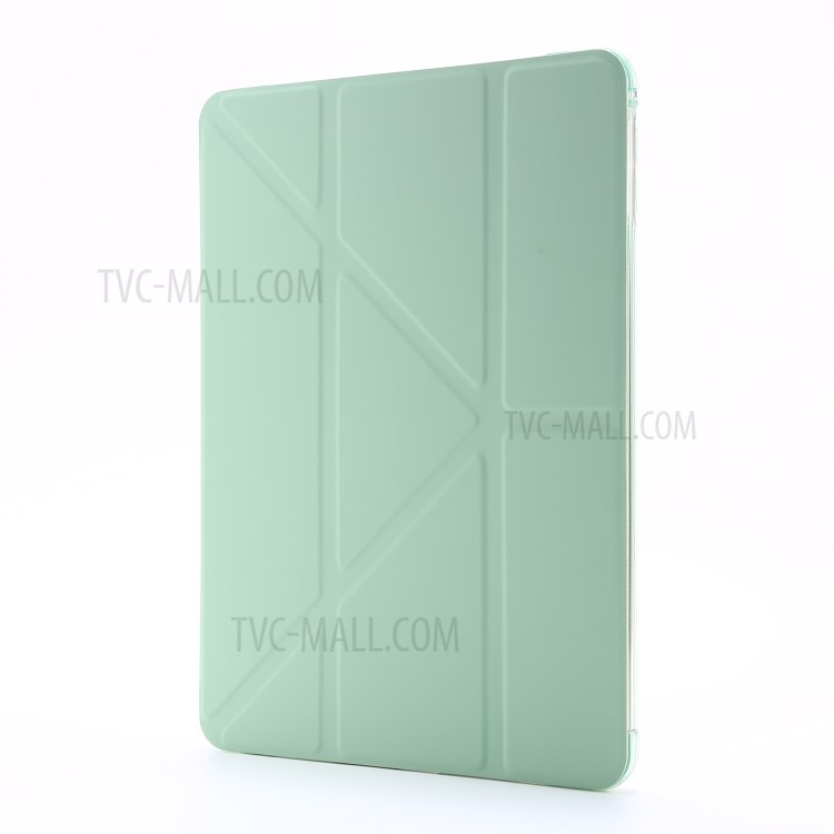 Deformable with Stand Leather Smart Tablet Cover for iPad mini (2019) 7.9 inch/Mini 4 - Light Green-2