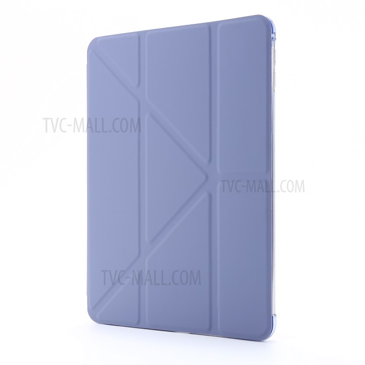 Deformable with Stand Leather Smart Tablet Cover for iPad mini (2019) 7.9 inch/Mini 4 - Purple-2