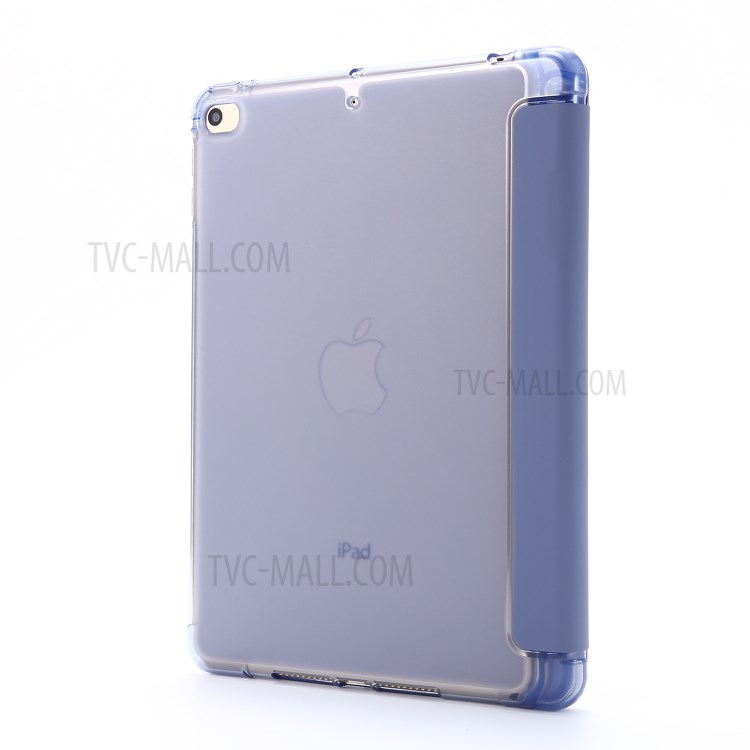 Deformable with Stand Leather Smart Tablet Cover for iPad mini (2019) 7.9 inch/Mini 4 - Purple-4