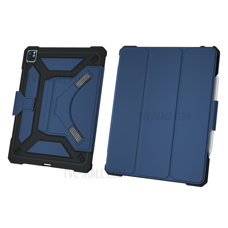 Shockproof PU Leather Tablet Case for iPad Pro 12.9-inch (2020)/(2018) - Blue-4