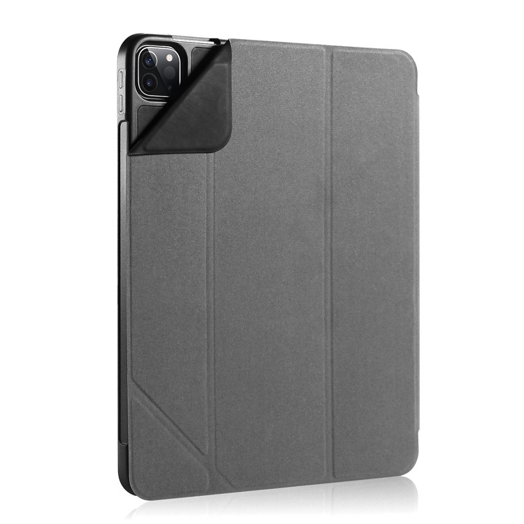 DG.MING See Series Auto Wake & Sleep Leather Phone Case for Apple iPad Pro 11-inch (2020)/(2018) - Black-13