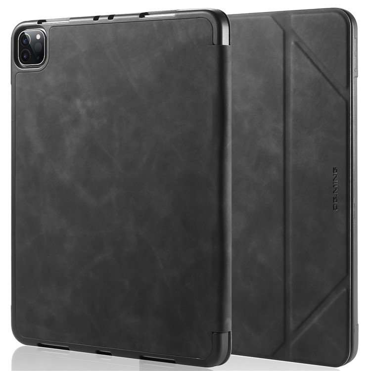 DG.MING See Series for Apple iPad Pro 11-inch (2022) / (2021) / (2020) Auto Wake & Sleep Leather Phone Case - Black-24