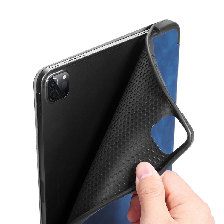 DG.MING See Series Auto Wake & Sleep Leather Phone Case for Apple iPad Pro 11-inch (2020)/(2018) - Blue-16