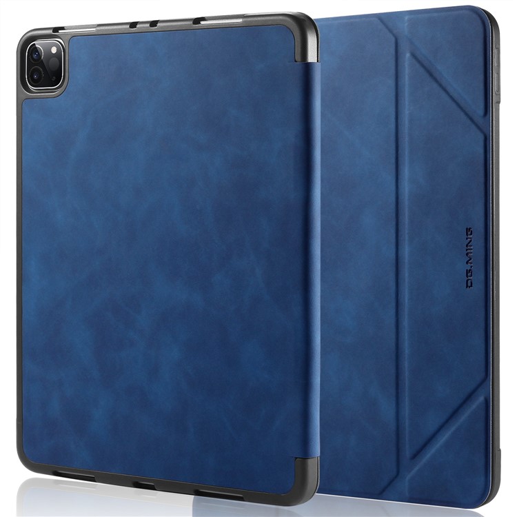 DG.MING See Series Auto Wake & Sleep Leather Phone Case for Apple iPad Pro 11-inch (2020)/(2018) - Blue-18