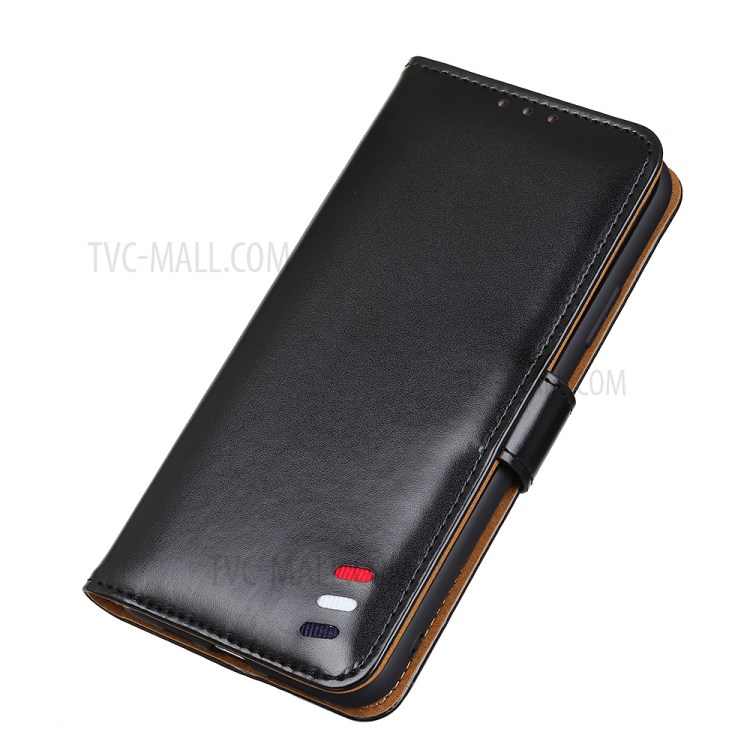 Leather Stand Case with Card Slots for Apple iPhone 12 Pro Max 6.7 inch - Black-6