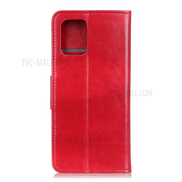 Crazy Horse Wallet Leather Stand Case for Apple iPhone 12 5.4 inch - Red-3