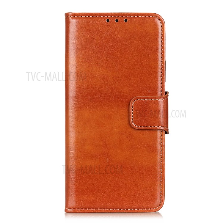 Crazy Horse Wallet Leather Protective Case Shell for iPhone 12 Pro Max 6.7 inch - Brown-2