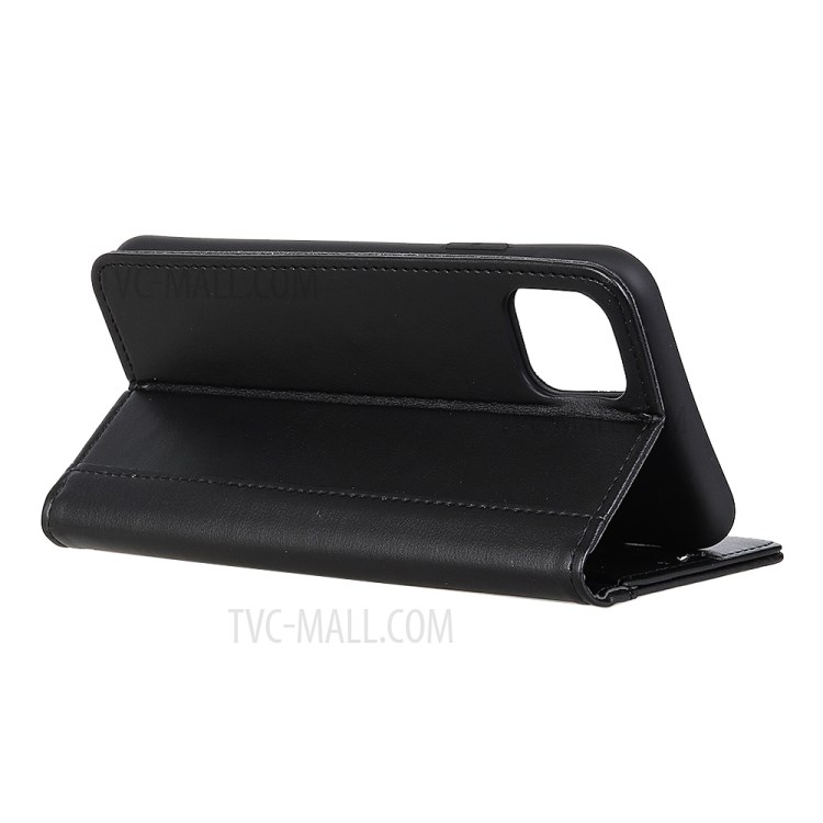 PU Leather Wallet Stand Case Accessory for iPhone 12 Pro Max 6.7 inch - Black-3