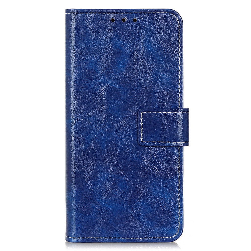 Crazy Horse Vintage-Leder-Mappenkasten Für Iphone 12 Max / 12 Pro 6.1 Zoll - Blau-8