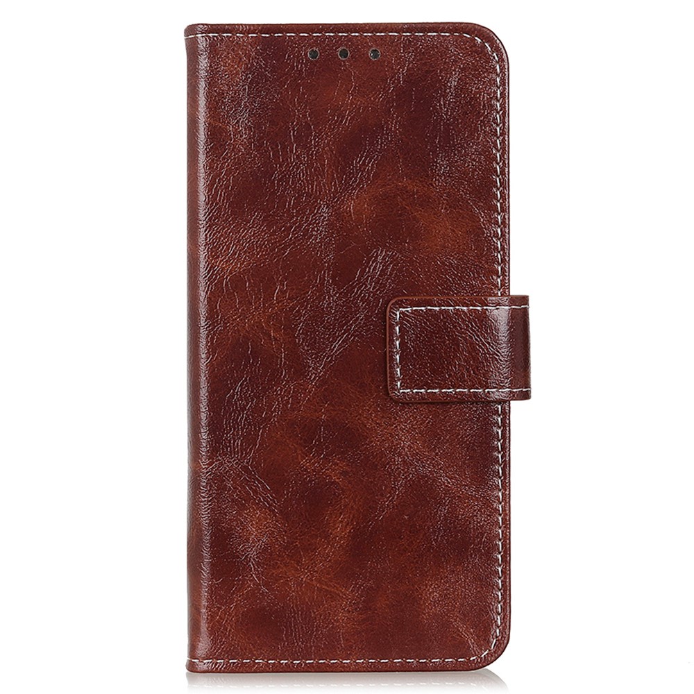Crazy Horse Vintage-Leder-Mappenkasten Für Iphone 12 Max / 12 Pro 6.1 Zoll - Kaffee-8