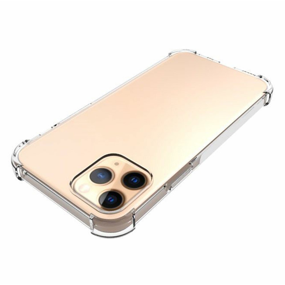 Shockproof Anti-slip Transparent TPU Phone Case for Apple iPhone 12 5.4 inch-5