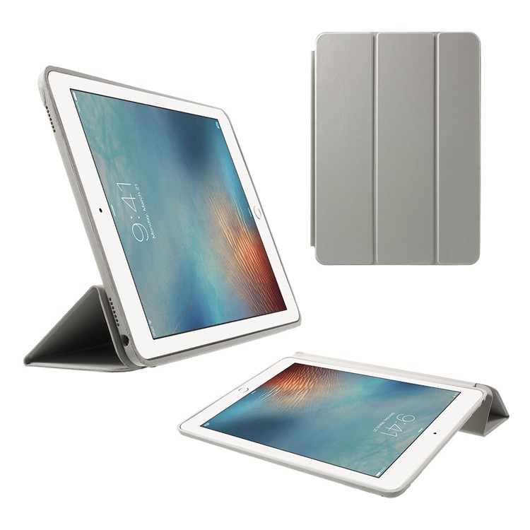 

Tri-fold Stand Smart Leather Shell for iPad Pro 9.7 inch - Grey