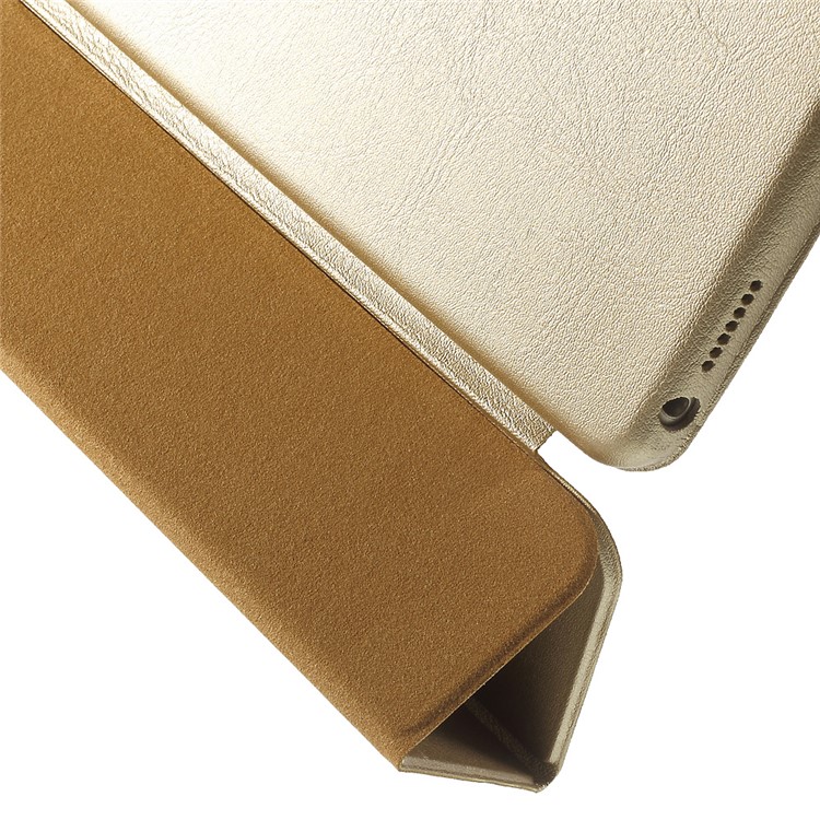 Tri-fold Stand Smart Leather Case Protector for iPad Pro 9.7 inch - Gold-10