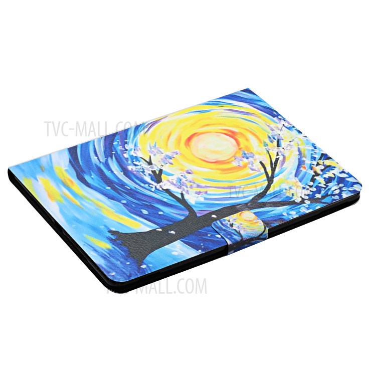 Pattern Printing Card Slots Stand Flip Leather Case for iPad 10.2 (2019)/Air 10.5 inch (2019)/Pro 10.5-inch (2017) - Tree and Moon-4